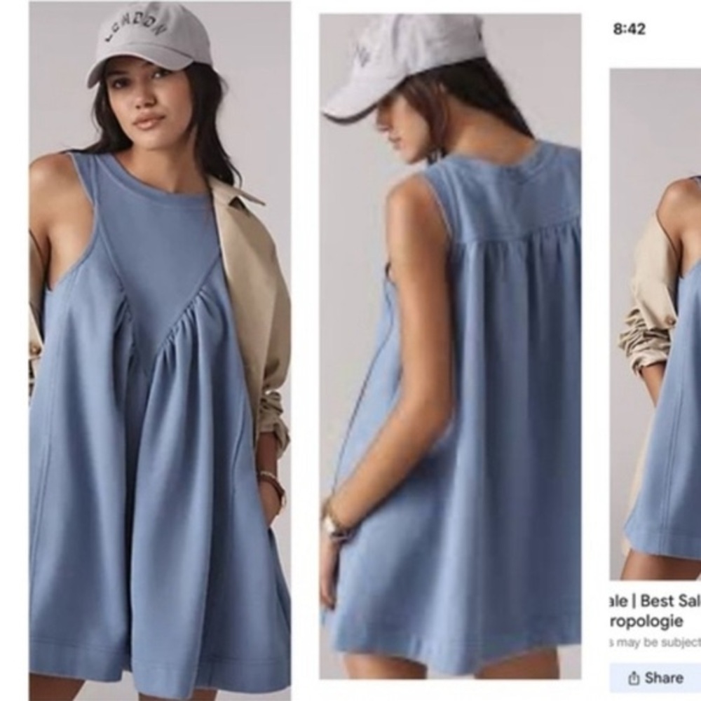 Nwt Anthropologie daily practice racerback sundress